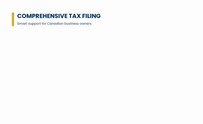 Comprehensive Tax Filing Service in Canada
